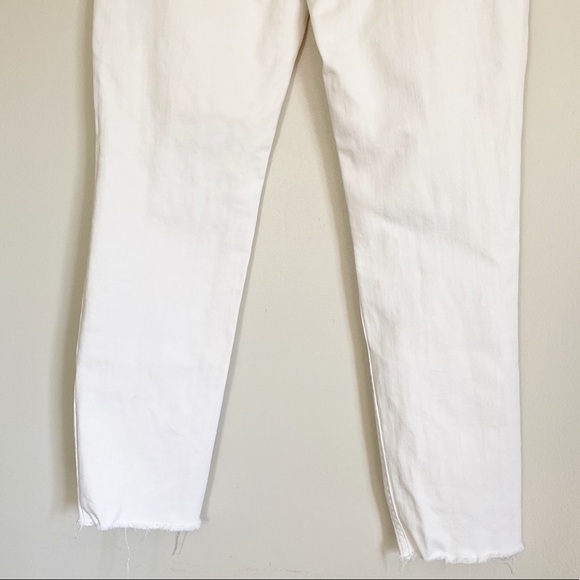 FREE PEOPLE Lacey Stilt Distressed Jeans White 27 - Picture 13 of 15